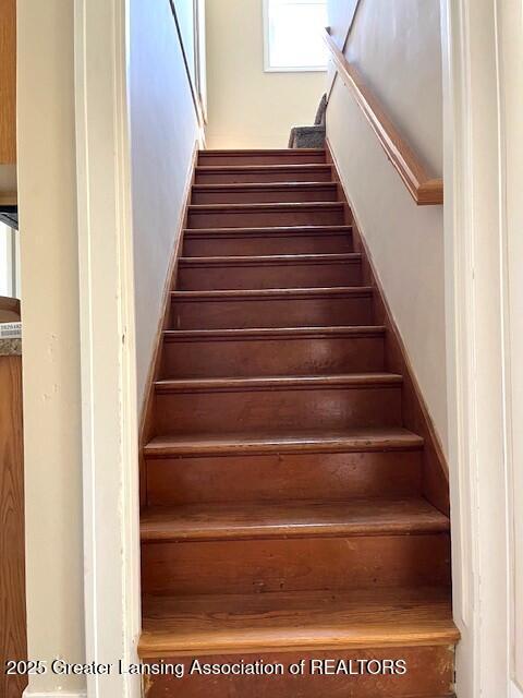 view of stairs
