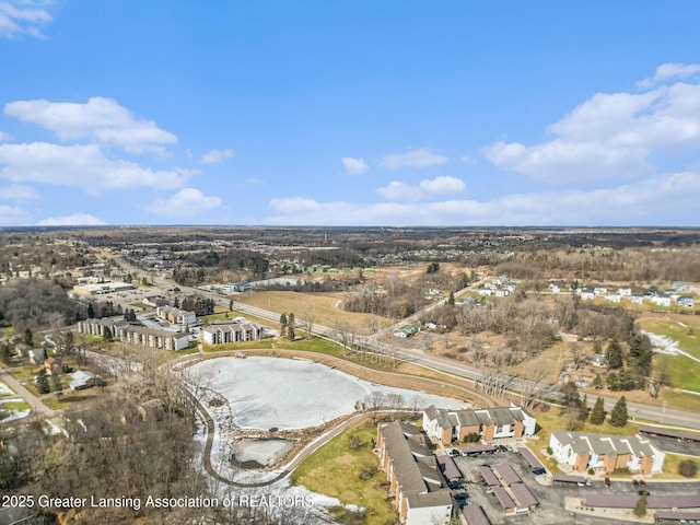 aerial view featuring a residential view