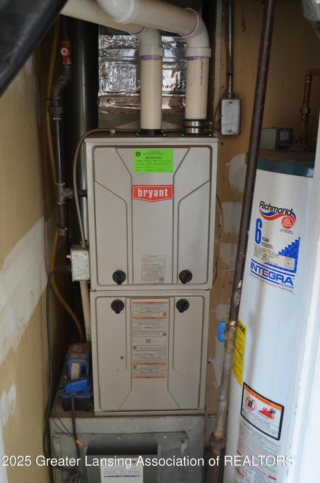 utilities with gas water heater