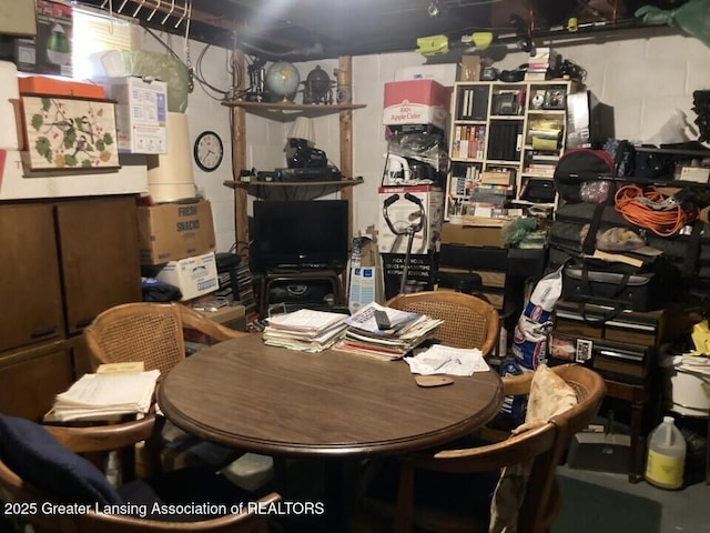 view of dining room