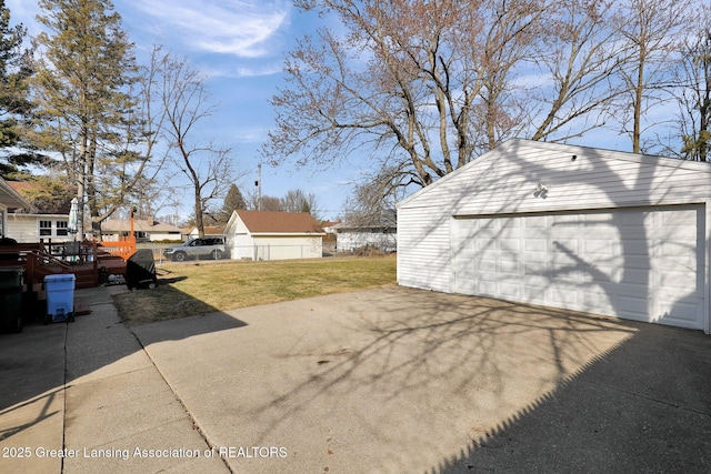 exterior space with fence