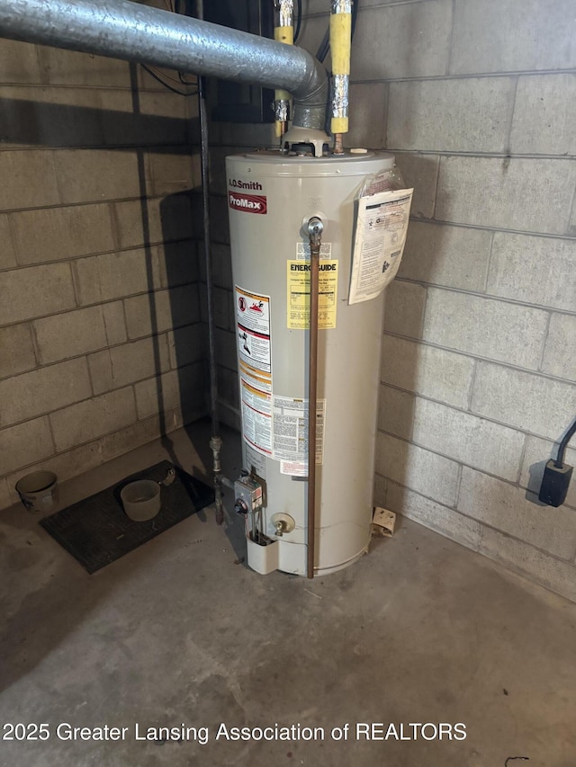 utilities with water heater