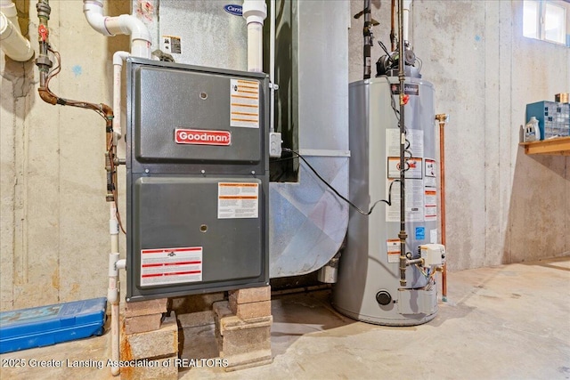 13305 Nelson, Bath, MI 48808 - utilities featuring water heater and heating unit