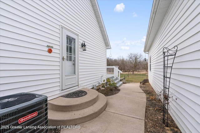 13305 Nelson, Bath, MI 48808 - entrance to property featuring cooling unit