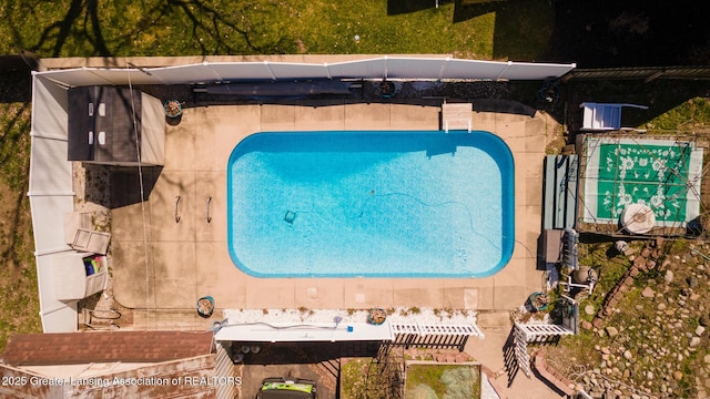 view of pool
