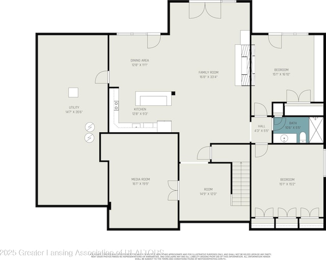 13600 Forest Hill Rd, Grand Ledge, MI 48837 - property floor plan