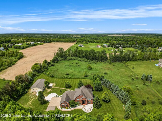 13600 Forest Hill Rd, Grand Ledge, MI 48837 - aerial view of sparsely populated area