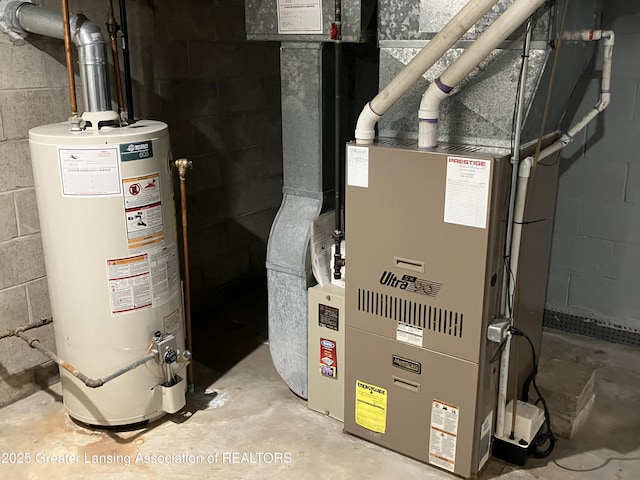 utilities featuring water heater
