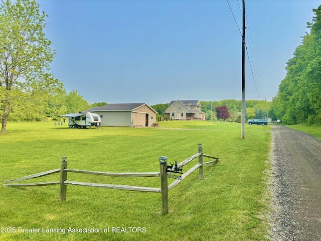 8464 W Howe Rd, Eagle, MI 48822 - view of yard