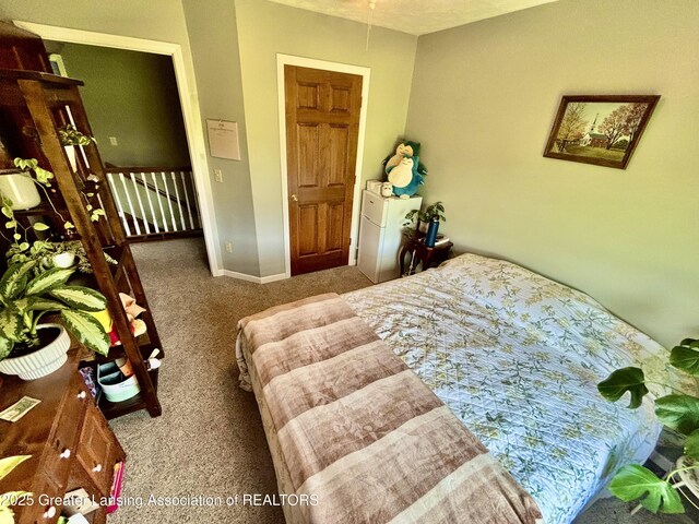 8464 W Howe Rd, Eagle, MI 48822 - carpeted bedroom with baseboards