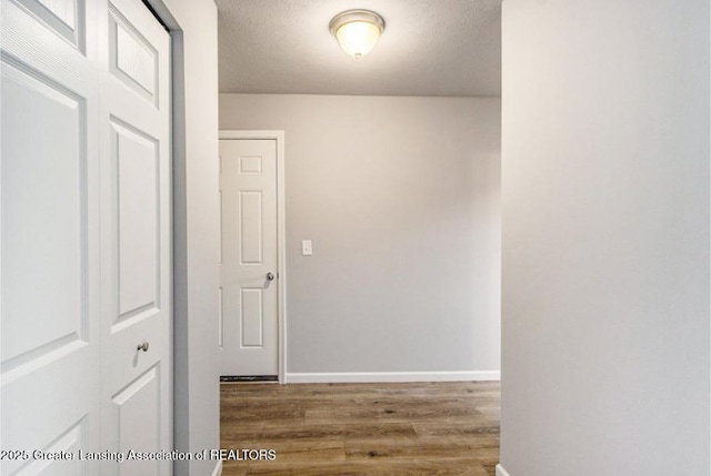 3012 Moccasin Dr, Dewitt, MI 48820 - hall featuring baseboards and wood finished floors
