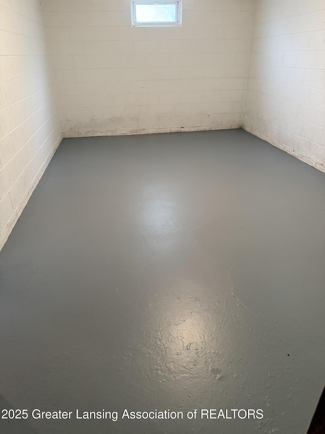 831 Jackson St, Eaton Rapids, MI 48827 - below grade area featuring concrete block wall