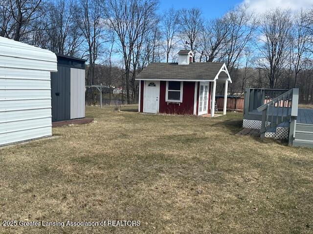 464 N Rolland Rd, Weidman, MI 48893 - view of outbuilding featuring an outbuilding