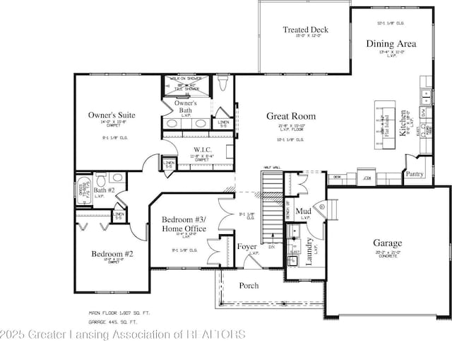 2495 Julie Way, Dewitt, MI 48820 - floor plan