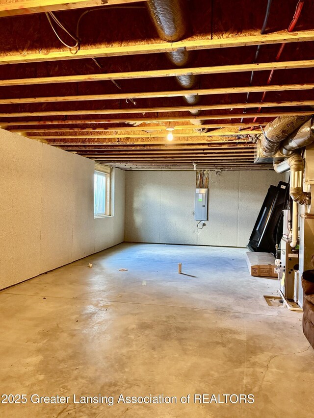 2632 Carnoustie Dr, Okemos, MI 48864 - basement with electric panel