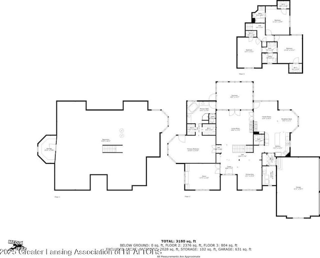 4345 Courtside Dr, Williamston, MI 48895 - home floor plan