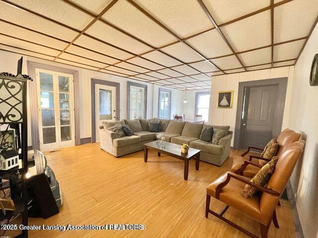 11100 Anderson Rd, Litchfield, MI 49252 - living room with wood finished floors