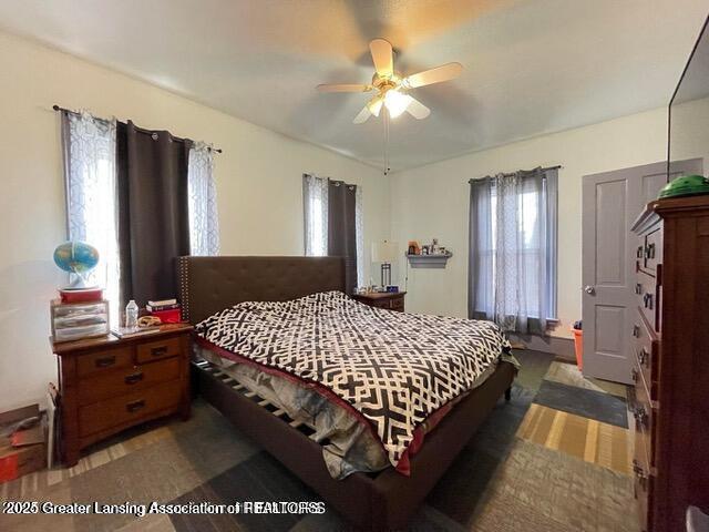 11100 Anderson Rd, Litchfield, MI 49252 - bedroom featuring a ceiling fan