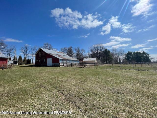 11100 Anderson Rd, Litchfield, MI 49252 - view of yard with an outdoor structure