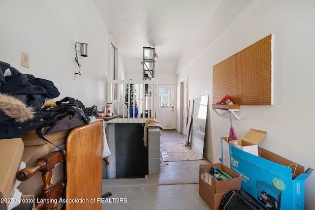 610 Spokane Ave, Lansing, MI 48910 - miscellaneous room with concrete floors