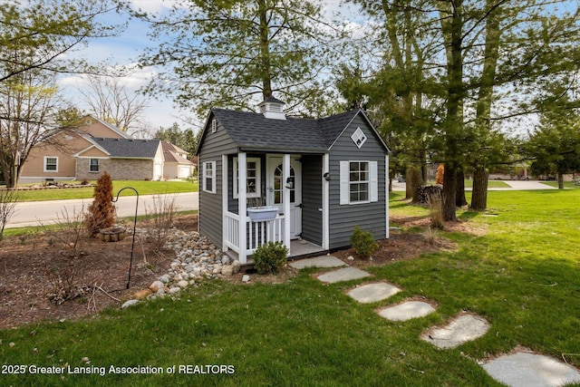 3430 Hawthorne Woods Pkwy, Dewitt, MI 48820 - view of outdoor structure featuring an outbuilding