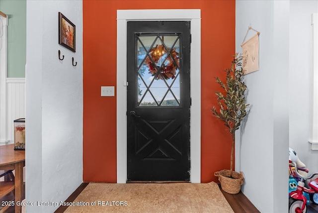 view of exterior entry