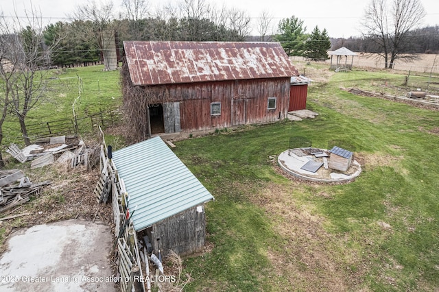 13577 Upton Rd, Bath, MI 48808 - view of pole building