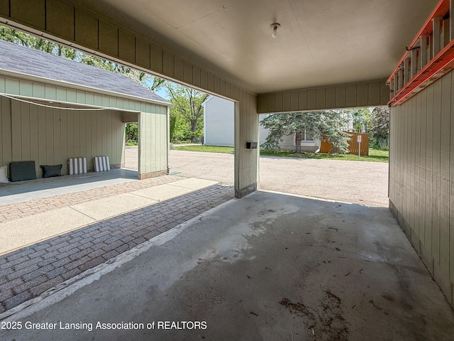 515 N Putnam St Unit B, Williamston, MI 48895 - view of garage