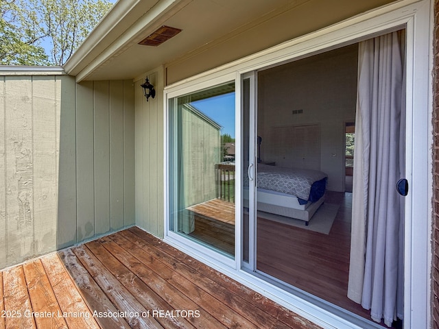 515 N Putnam St Unit B, Williamston, MI 48895 - view of deck