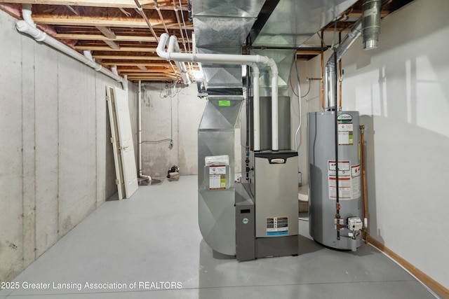 4163 Hamlet Cv, Bath, MI 48808 - utilities with water heater and heating unit