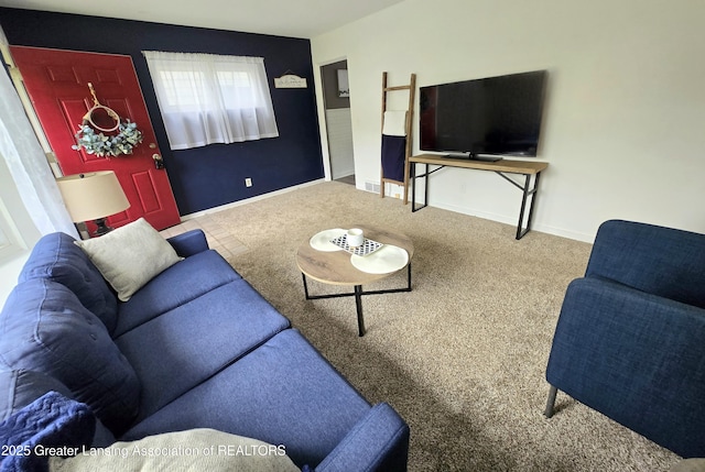 2032 Hillcrest St, Lansing, MI 48910 - living area featuring carpet and baseboards