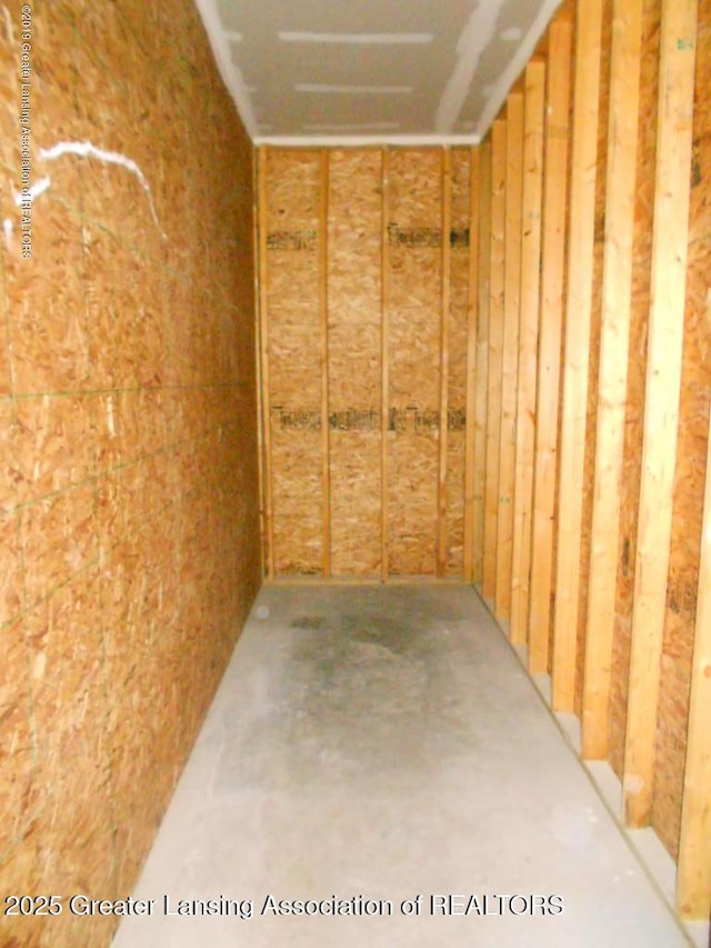 view of storage area
