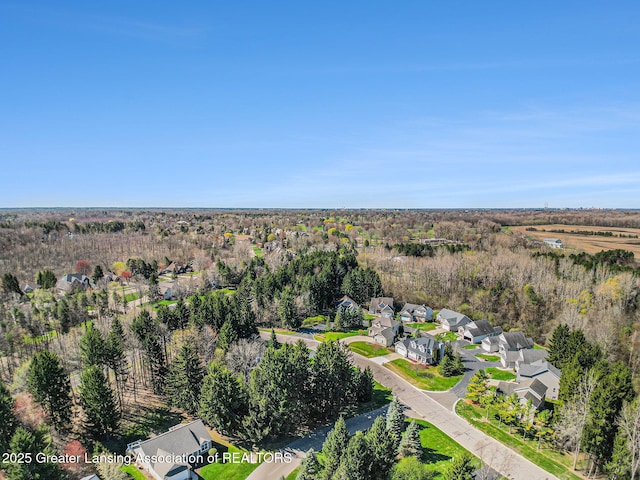 birds eye view of property featuring a residential view