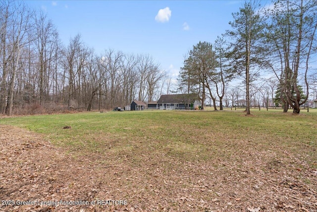 view of yard