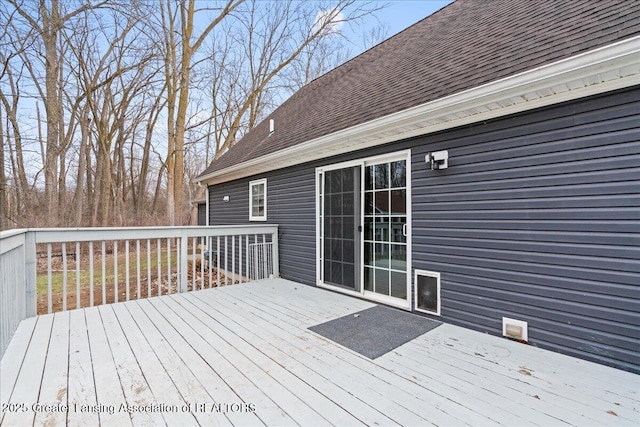 view of deck