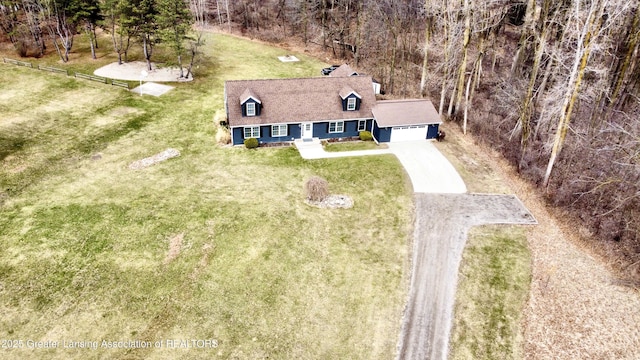 drone / aerial view