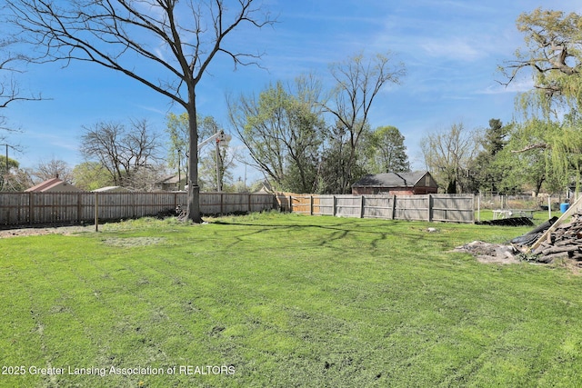 1435 New York Ave, Lansing, MI 48906 - view of yard with a fenced backyard