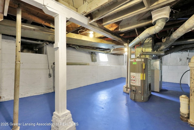 218 W Thomas St, Lansing, MI 48906 - basement with water heater
