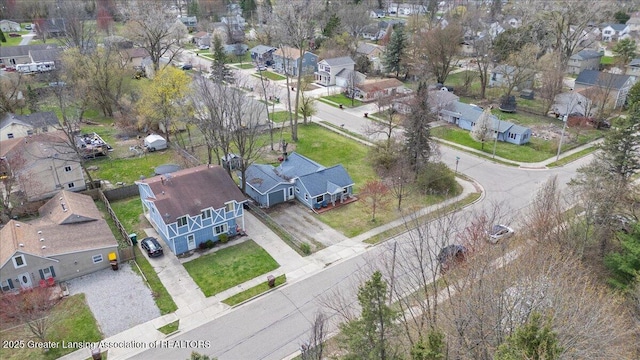 birds eye view of property featuring a residential view