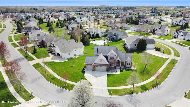 12714 Ospreys Way, Dewitt, MI 48820 - aerial view featuring a residential view