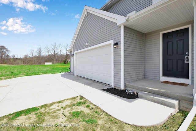 12001 Bryde Dr, Rives Junction, MI 49277 - entrance to property with a yard and driveway