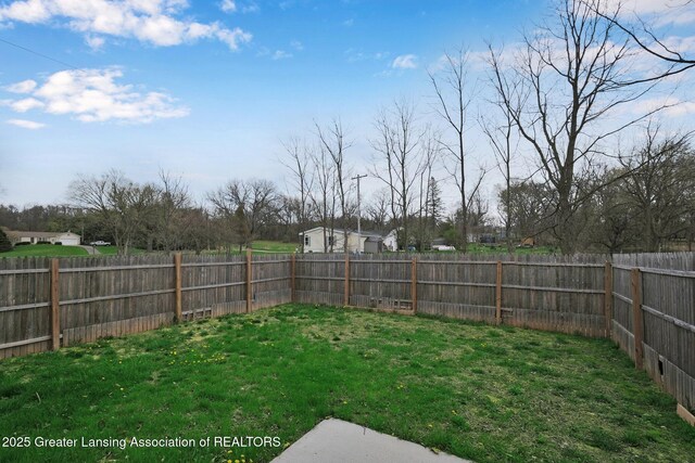 12001 Bryde Dr, Rives Junction, MI 49277 - view of yard with a fenced backyard