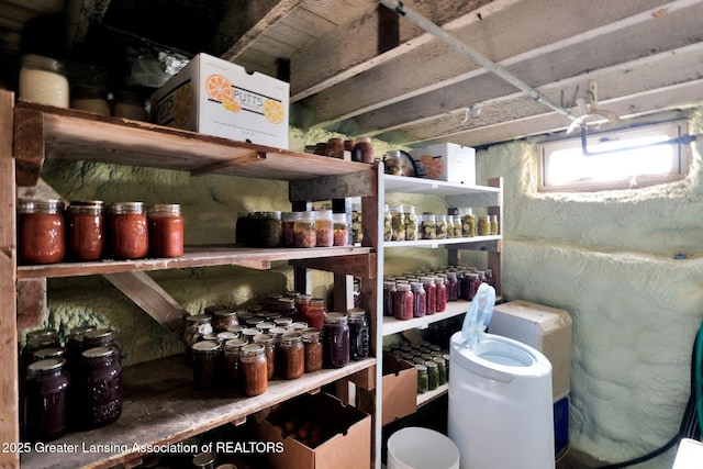 view of storage