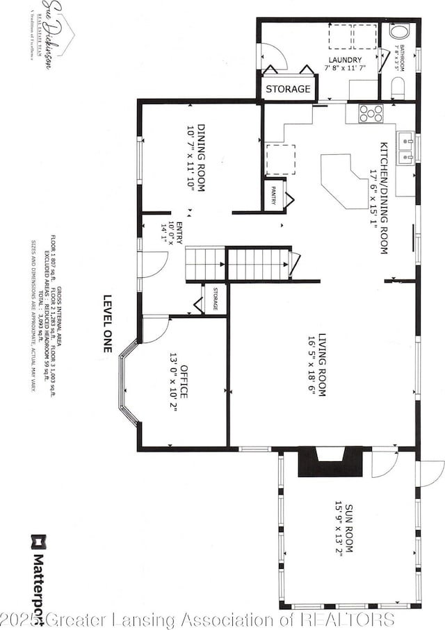 11267 Jarvis Hwy, Dimondale, MI 48821 - floor plan