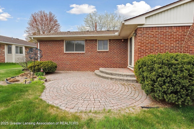 exterior space featuring a patio