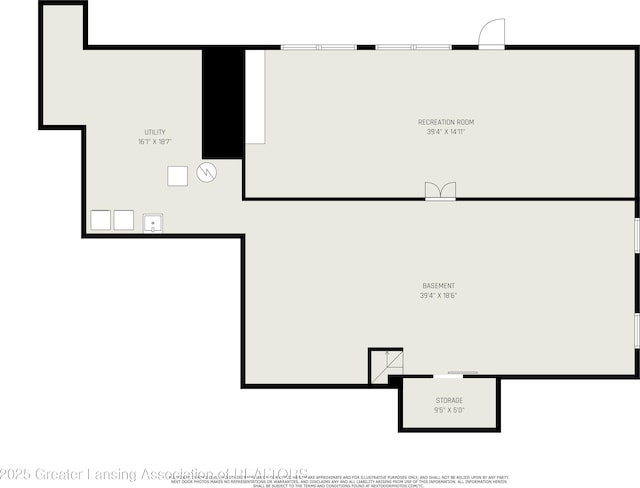 6528 Old River Trl, Lansing, MI 48917 - floor plan
