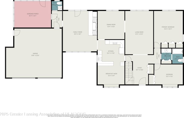 6528 Old River Trl, Lansing, MI 48917 - plan