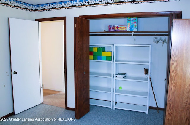 view of closet