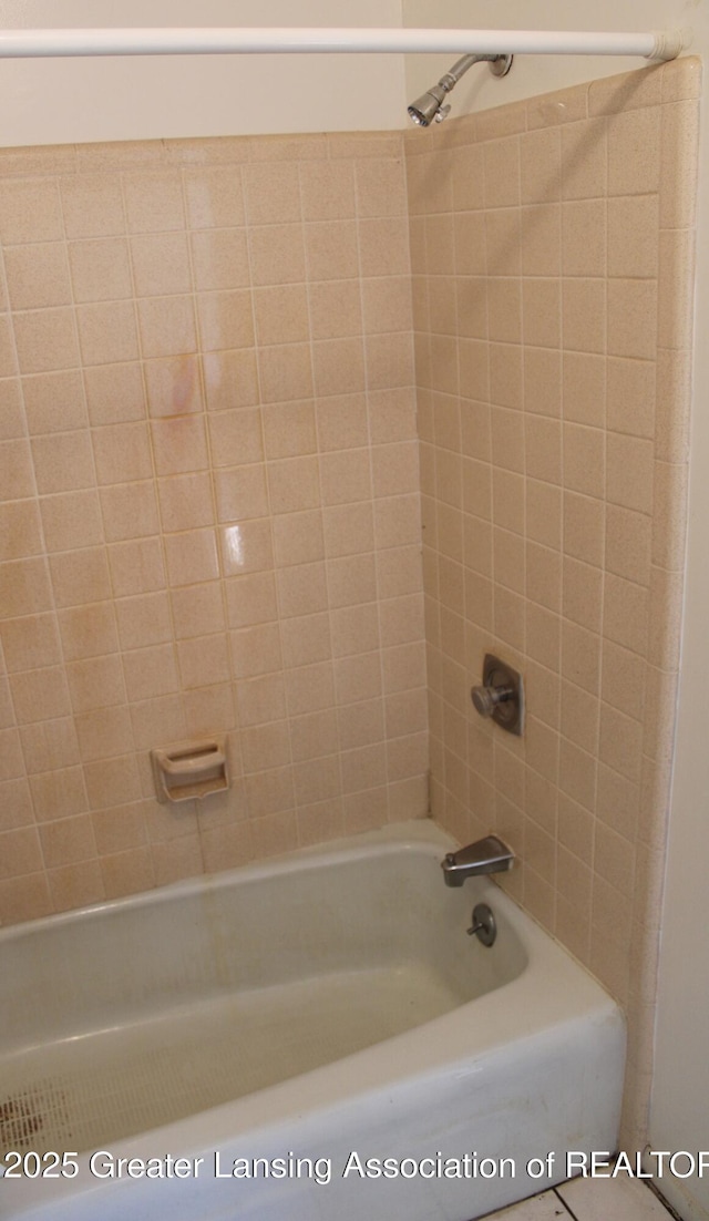 full bathroom featuring shower / tub combination