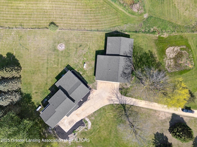 1551 E Lovejoy Rd, Perry, MI 48872 - bird's eye view